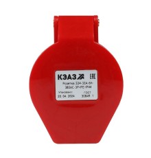 Розетка кабельная 224 32А 380AC 3P+PE 6ч IP44 КЭАЗ 222752