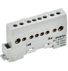 Шина L "фаза" изол. на универс. держ. 8х12-8-Ср TEKFOR IEK TF-NN20-08-KL-K03