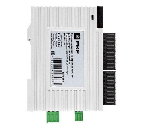 Контроллер программируемый F100 16 в/в PRO-Logic PROxima EKF F100-16-R Контроллер программируемый F100 16 в/в PRO-Logic PROxima EKF F100-16-R