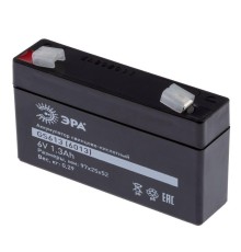 Аккумулятор свинцово-кислотный 6В 1.3 GS613 Эра Б0050079