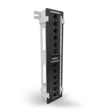 Патч-панель настенная кат.5E 12 портов RJ45 (8P8C) PPW-12-8P8C-C5e с подставкой Hyperline 15379