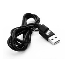 Кабель USB-Lightning 2А 1м зарядка + передача данных черн. (пакет) ERGOLUX 15092