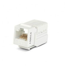 Вставка Keystone Jack RJ45 (8P8C) кат.6 KJNE-8P8C-C6-90-WH 110 IDC заделка с помощью NE-TOOL бел. Hyperline 46044