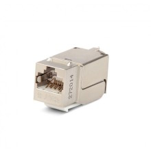 Вставка Keystone Jack RJ45 (8P8C) кат.6 KJNE-8P8C-C6-90-SH-F-WH 110 IDC заделка с помощью NE-TOOL бел. Hyperline 46369