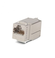 Вставка Keystone Jack RJ45 (8P8C) кат.6A KJNE-8P8C-C6a-90-SH-F-WH 110 IDC заделка с помощью NE-TOOL бел. Hyperline 46629