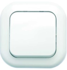 Выключатель 1-кл. 1п 2мод. СП Валентина 6А IP20 С16-040 бел. Кунцево 7643