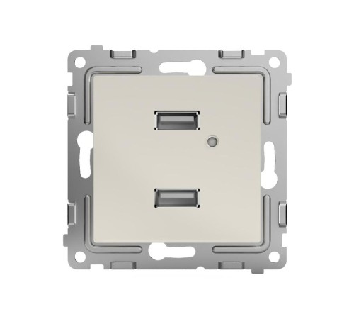 Розетка 2-м USB СП Pixel тип A+A 5В 1х2.1А 2х1.05А механизм беж. TOKOV ELECTRIC TKE-PX-2USB-C02 Розетка 2-м USB СП Pixel тип A+A 5В 1х2.1А 2х1.05А механизм беж. TOKOV ELECTRIC TKE-PX-2USB-C02