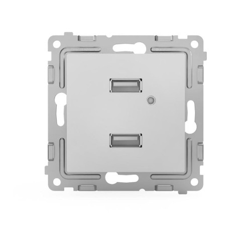 Розетка 2-м USB СП Pixel тип A+A 5В 1х2.1А 2х1.05А механизм алюм. TOKOV ELECTRIC TKE-PX-2USB-C03 Розетка 2-м USB СП Pixel тип A+A 5В 1х2.1А 2х1.05А механизм алюм. TOKOV ELECTRIC TKE-PX-2USB-C03