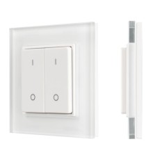 Панель SMART-P47-DIM-G-SUF (3В 2 зоны Knob 2.4G) пластик Arlight 032984