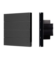 Панель кнопочная SMART-DMX512-801-22-8G-8SC-DIM-IN Black (230В 2.4G) (IP20 пластик) INTELLIGENT ARLIGHT 039316