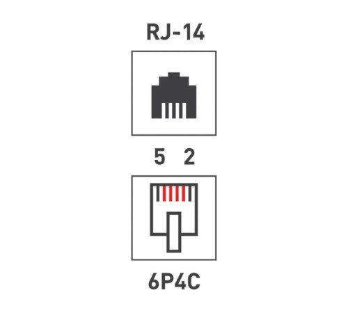 Джек тел. 6P-4C (уп.100шт) PROCONNECT 05-1012-3 Джек тел. 6P-4C (уп.100шт) PROCONNECT 05-1012-3